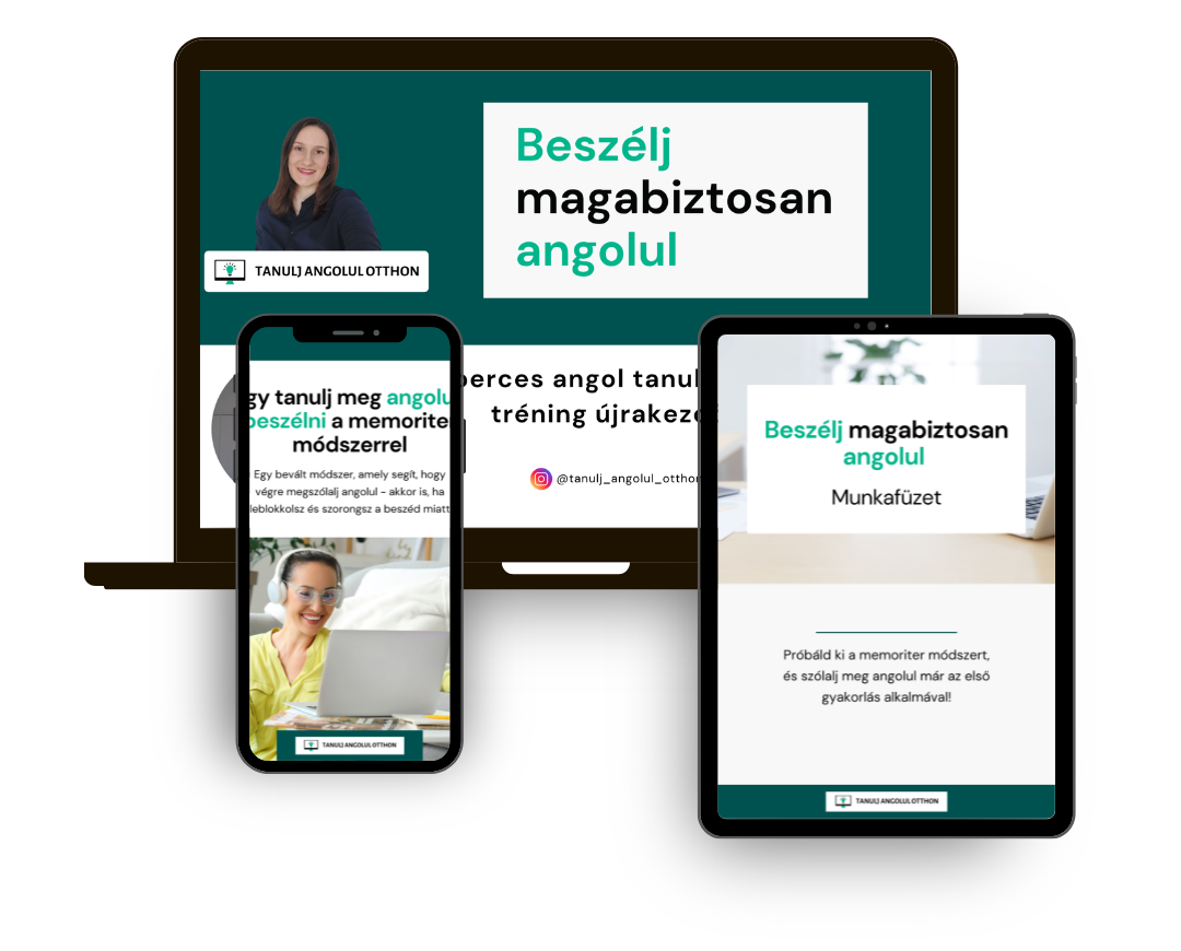 Sajátítsd el ezt az egyszerű módszert otthon, és szólalj meg végre angolul. 45 perces tanulásmódszertani videókurzus újrakezdő felnőtteknek.