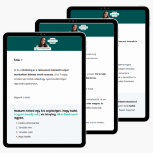 Támogató email sorozat